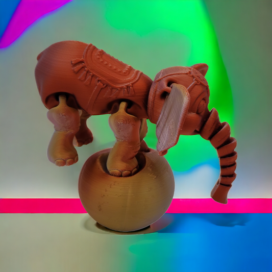 Carnival Tusk Elephant With Ball